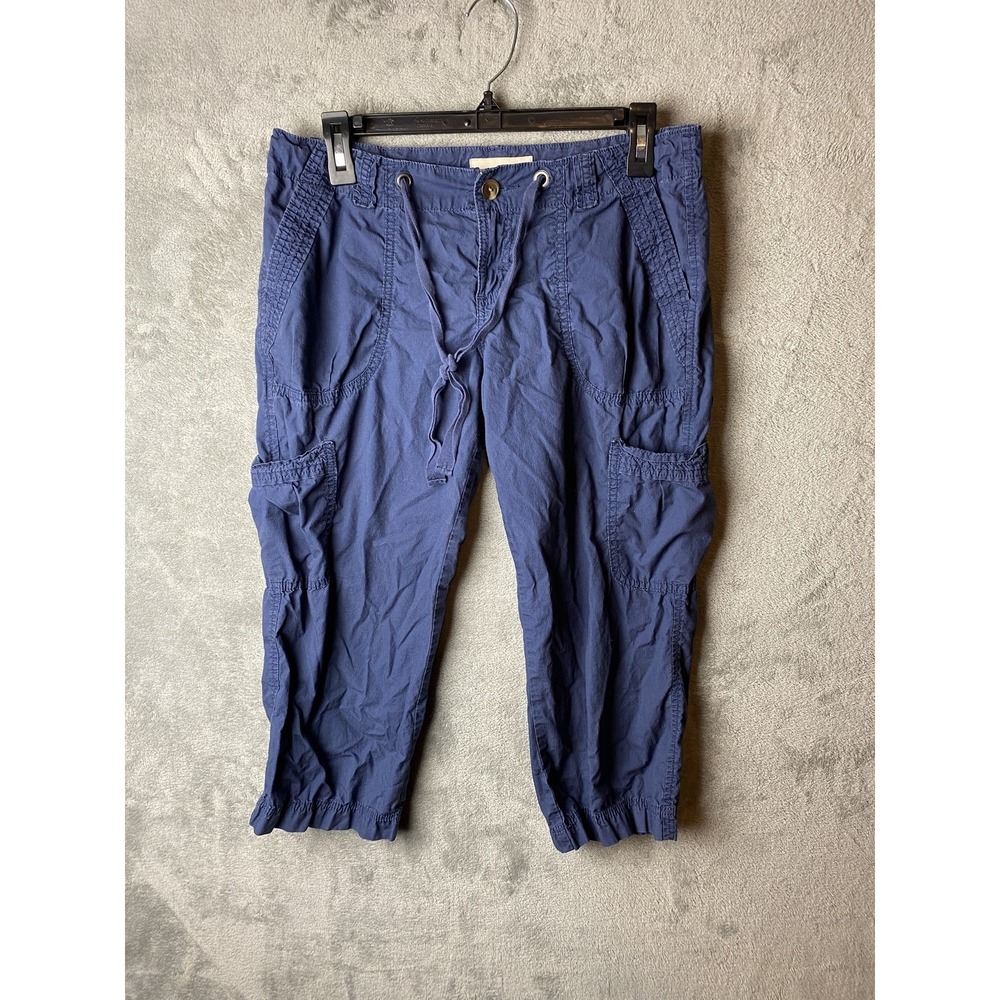 Old Navy Womens Size 6 Regular Blue Cargo Pants